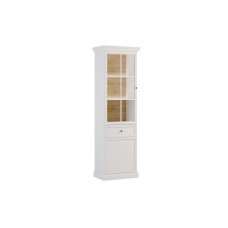 Klasiska vitrīna LUCCA W2D1S, balts